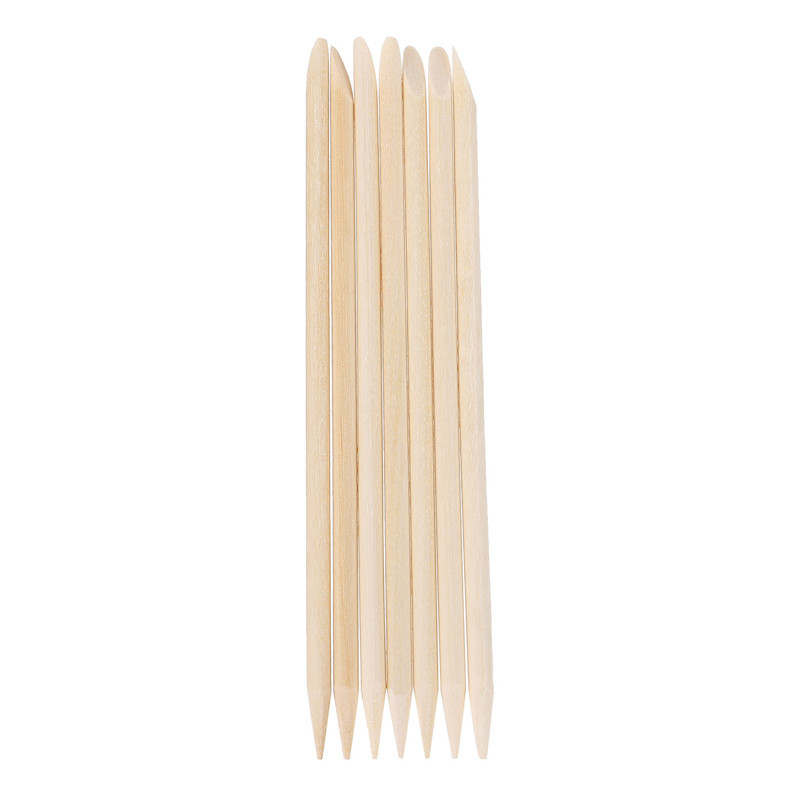 Gel Nail Polish - 200pcs Orange Wood Cuticle Sticks Dual