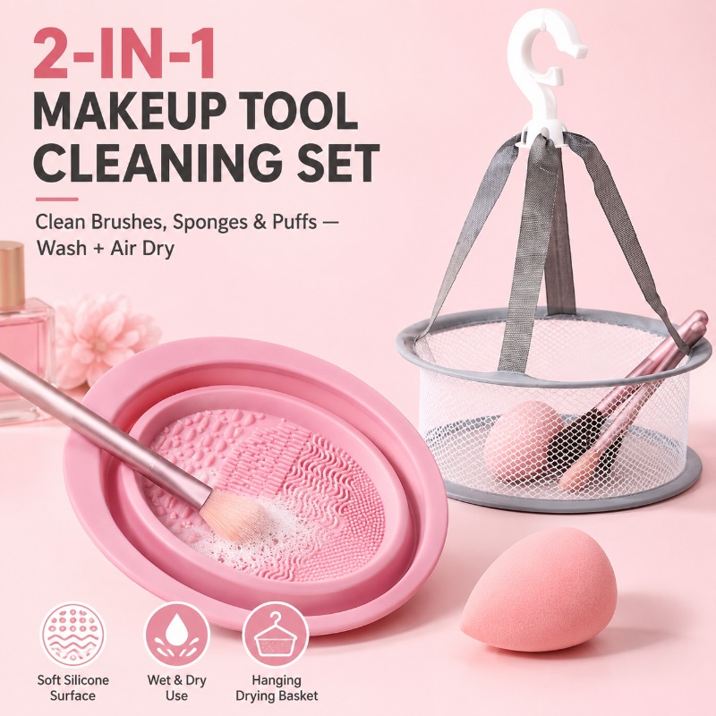 2-in-1 Silicone Makeup Brush C - Beauty Makeup Brushes review and price