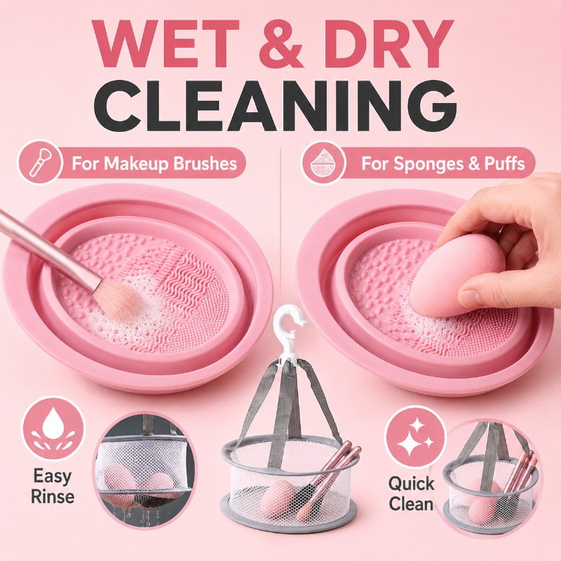 2-in-1 Silicone Makeup Brush C - Beauty Makeup Brushes review and price