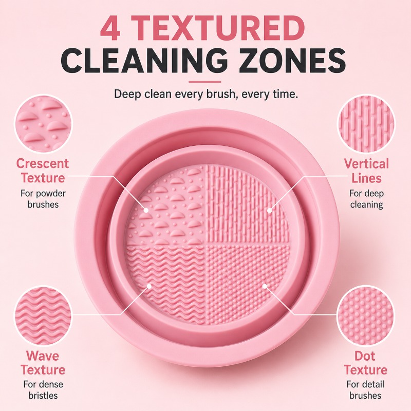 2-in-1 Silicone Makeup Brush C - Beauty Makeup Brushes review and price