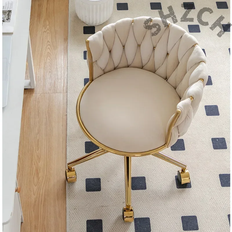 Ergonomic Velvet Upholstered M - Beauty Makeup Studio review and price
