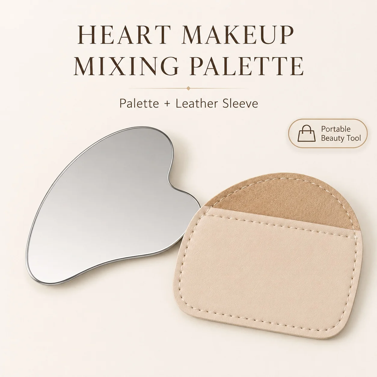 Heart Shaped Stainless Steel M - Beauty Makeup Tools review and price