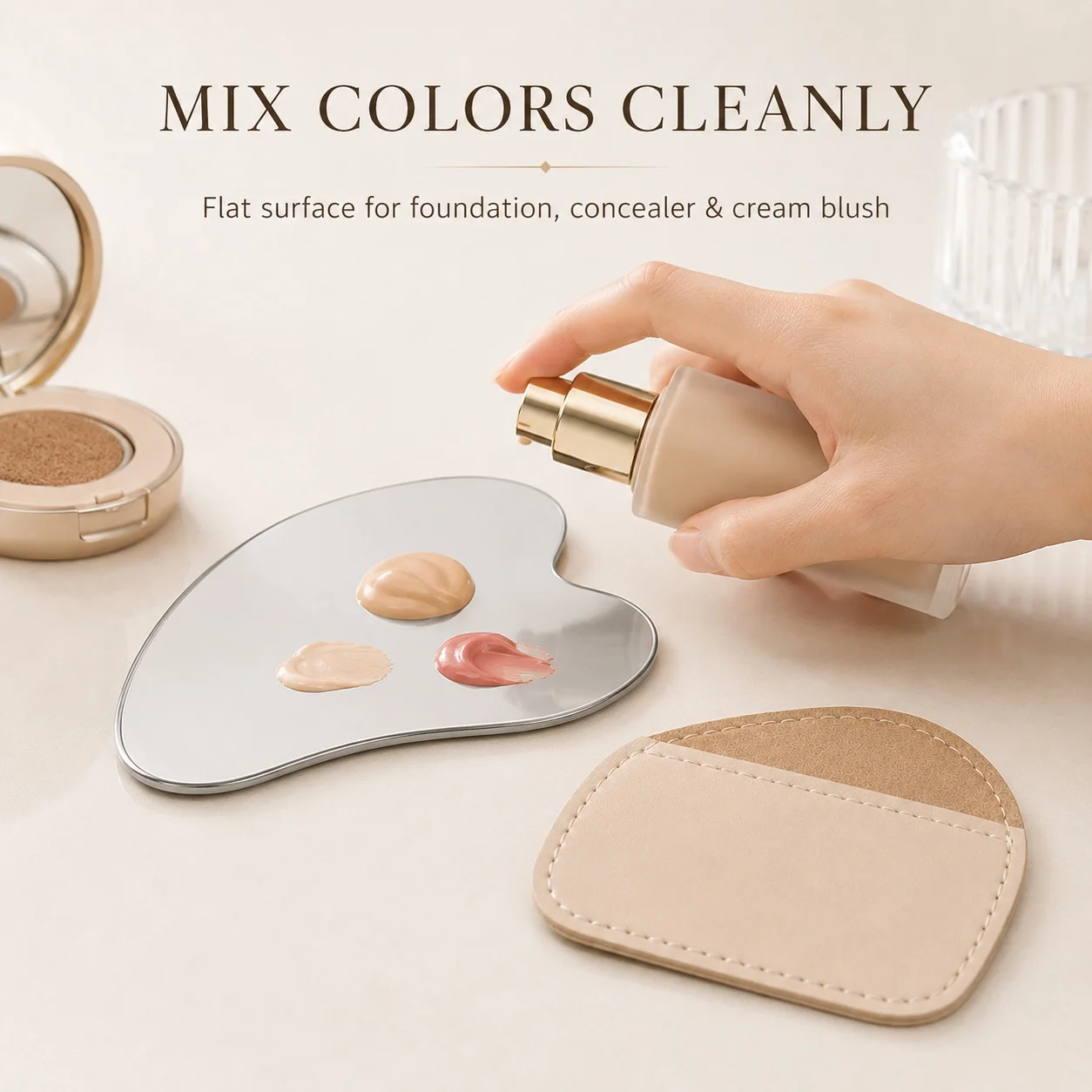 Heart Shaped Stainless Steel M - Beauty Makeup Tools review and price