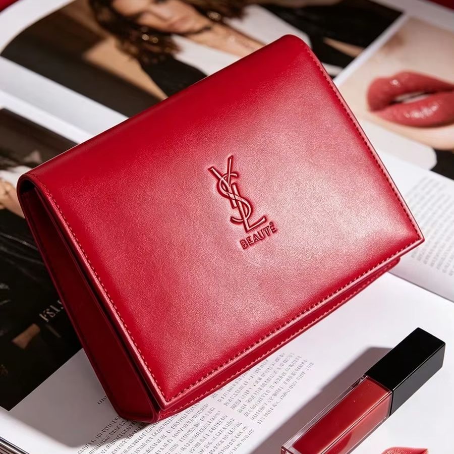 YSL’s Bag Elegant Red Quilted  - Ysl Beauty Makeup review and price