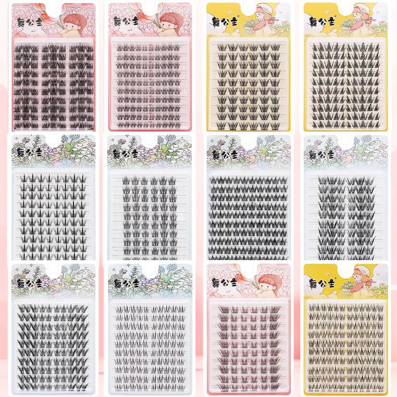 Hot Sale 10 Rows Individual Ey - False Eyelashes Natural review and price