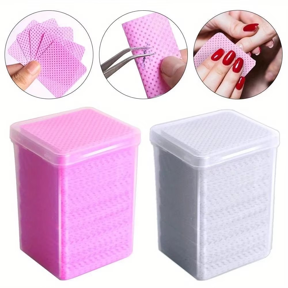200Pcs Pink Lint-Free Nail Pol - Gel Nail Polish review and price
