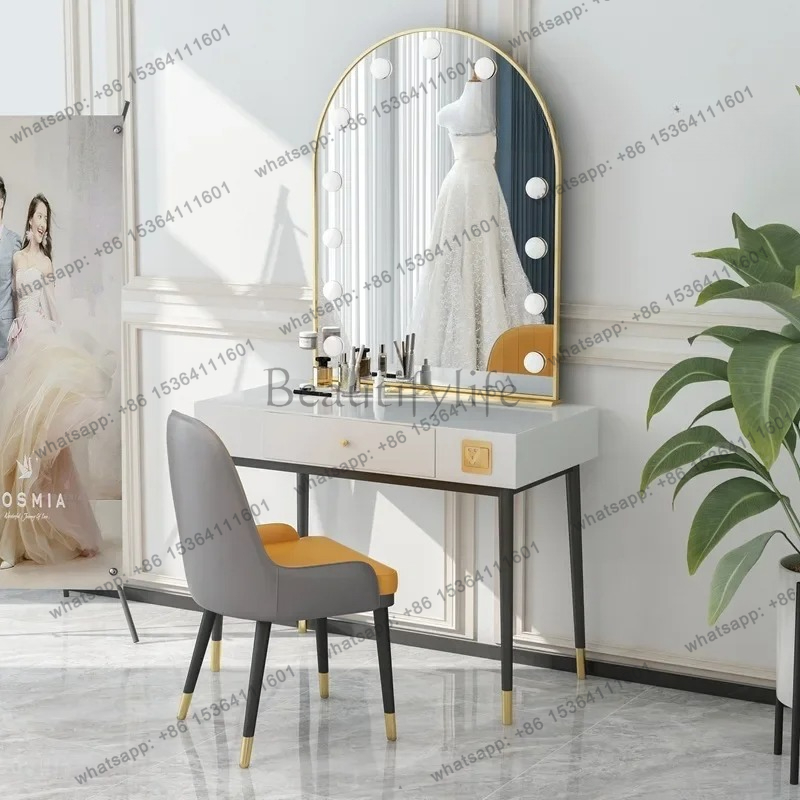 simple lamp mirror makeup tabl - Beauty Makeup Studio review and price