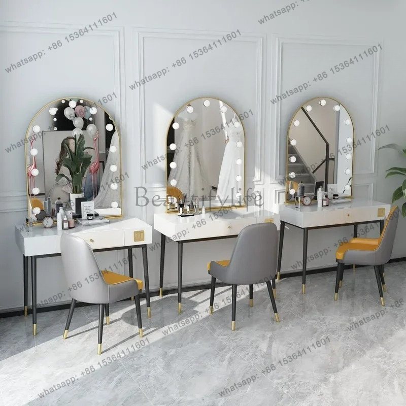 simple lamp mirror makeup tabl - Beauty Makeup Studio review and price
