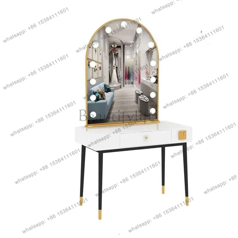 simple lamp mirror makeup tabl - Beauty Makeup Studio review and price