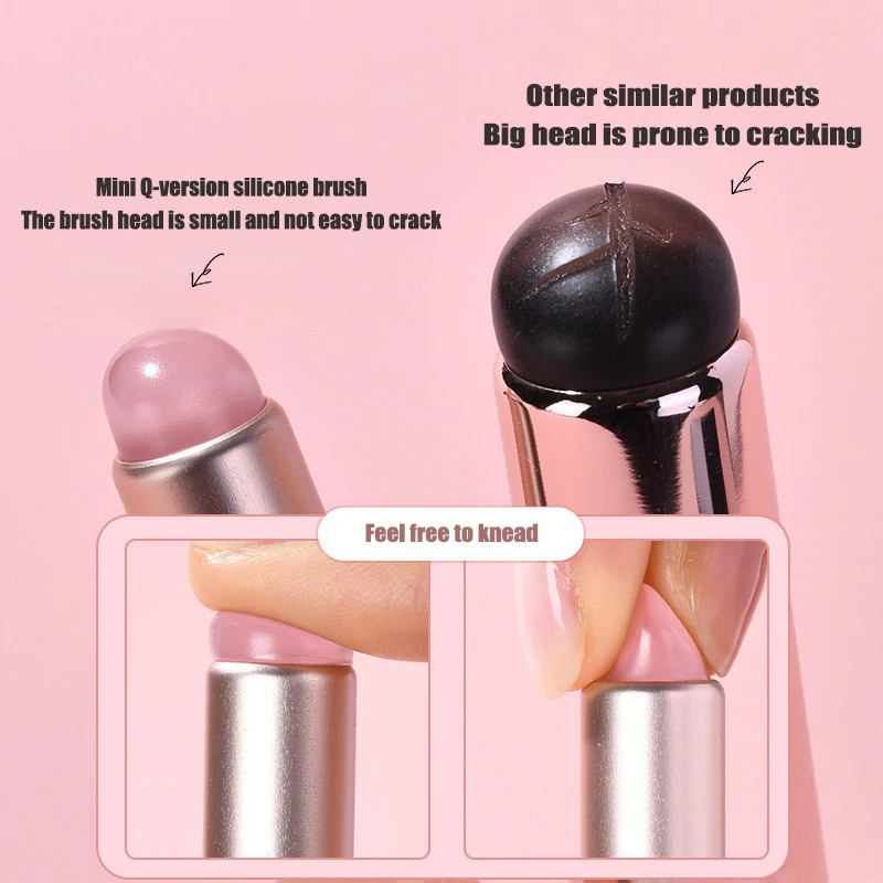 1Pcs Nail Art Silicone Applica - Blush Brush Kabuki review and price