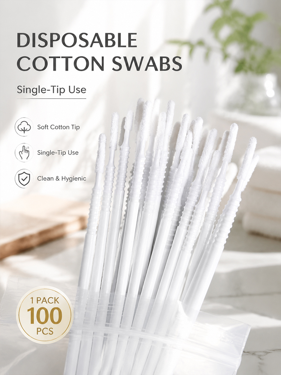 Disposable Long Cotton Swabs E - Beauty Makeup Tools review and price
