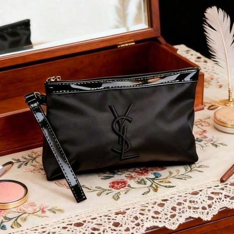 YSL Classic Cosmetic Bag For W - Ysl Beauty Makeup review and price