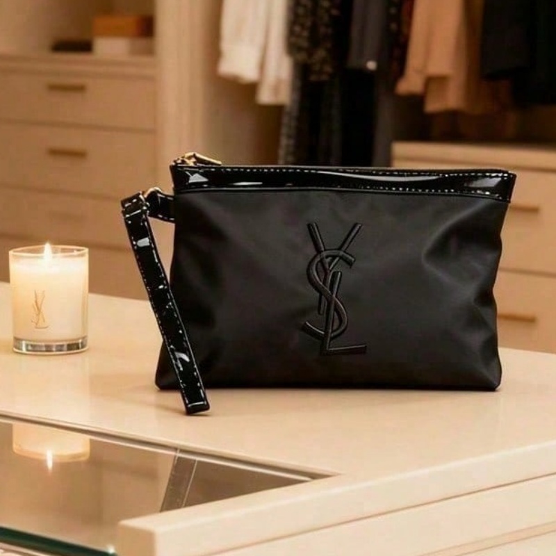 YSL Classic Cosmetic Bag For W - Ysl Beauty Makeup review and price