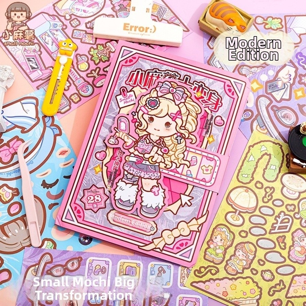 28 Sheets Cartoon Dress-up Sti - Beauty Makeup Book review and price