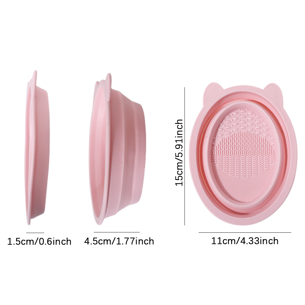 Collapsible Silicone Makeup Br - Beauty Makeup Brushes review and price
