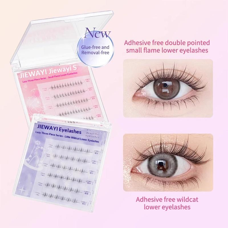 6 Rows Diy Segmented False Eye - False Eyelashes Natural review and price