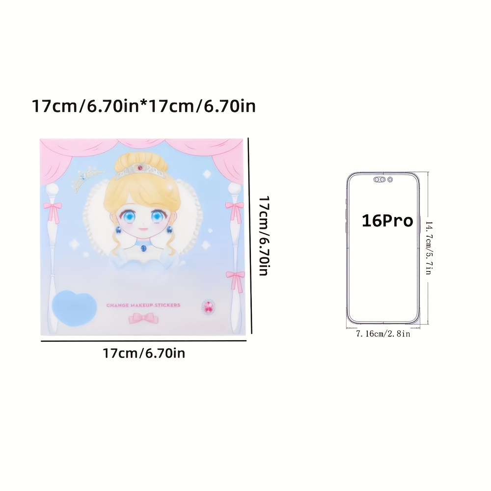 Princess Makeup Stickers, DIY  - Beauty Makeup Book review and price