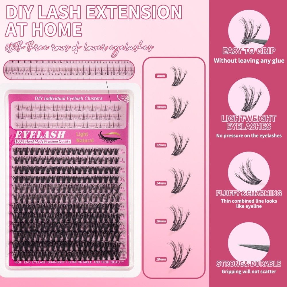 8-18mm Length False Eyelashes  - False Eyelashes Natural review and price