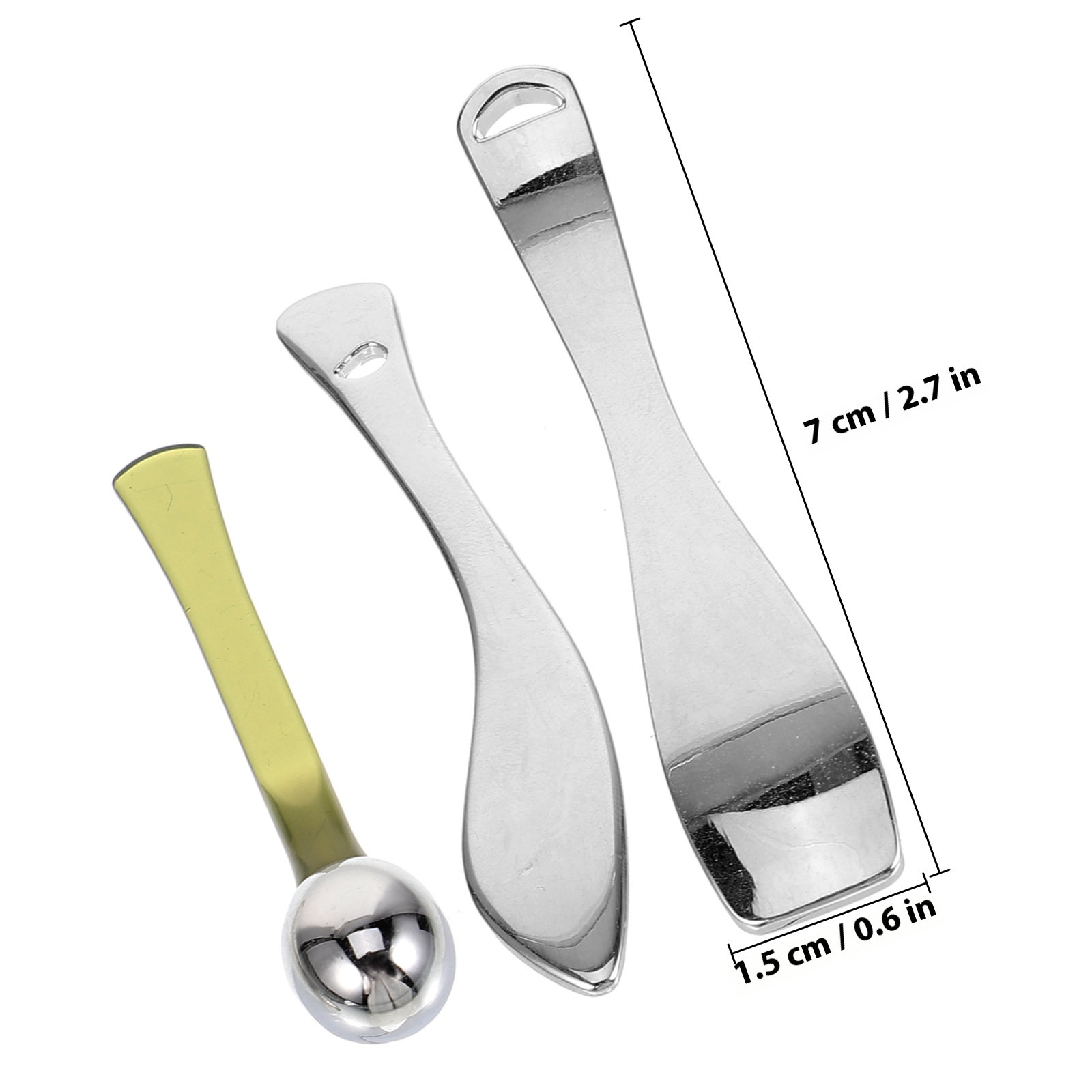 3Pcs Makeup Spatula Spoon Eye  - Beauty Makeup Tools review and price