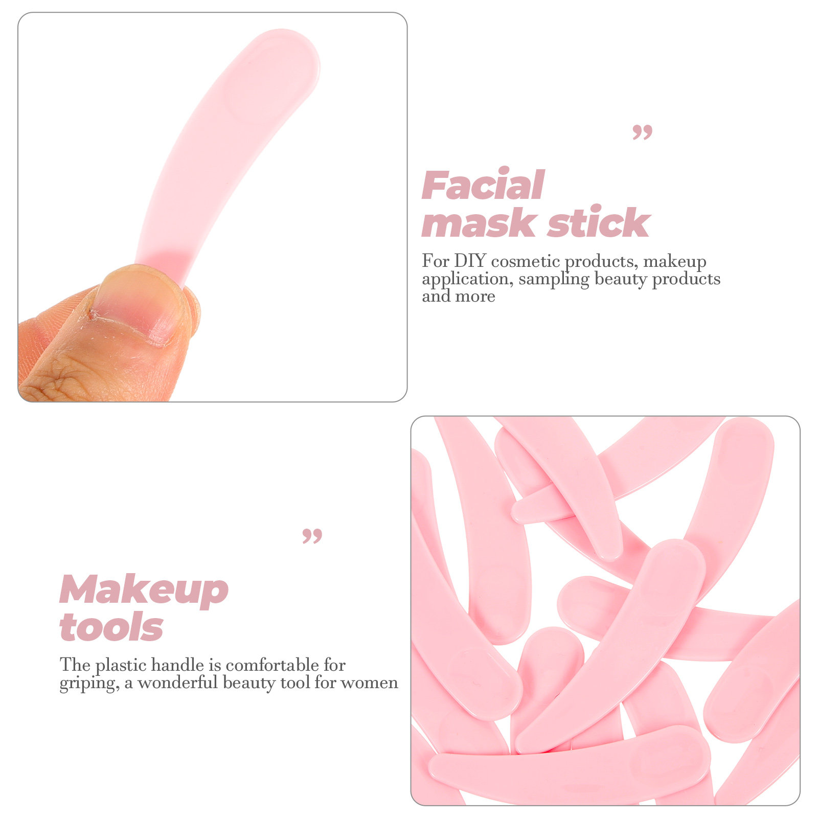 50Pcs Makeup Spoon Facial Plas - Beauty Makeup Tools review and price