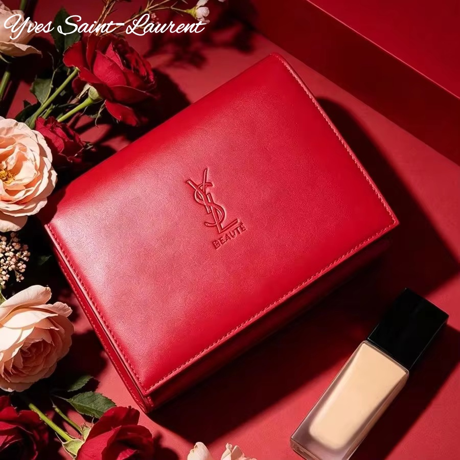 YSL Saint Laurent Red Leather  - Ysl Beauty Makeup review and price