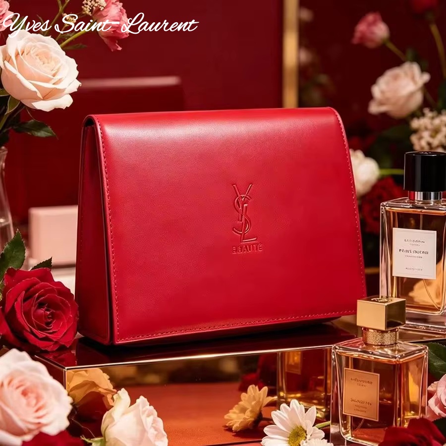 YSL Saint Laurent Red Leather  - Ysl Beauty Makeup review and price