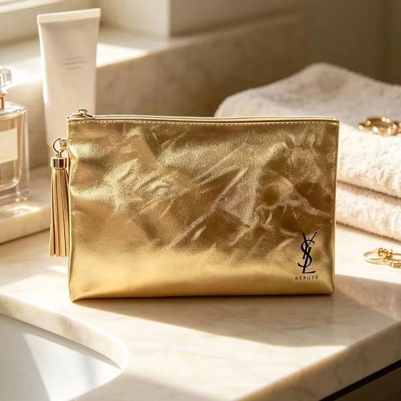 YSL Beaute Metallic Gold Zippe - Ysl Beauty Makeup review and price